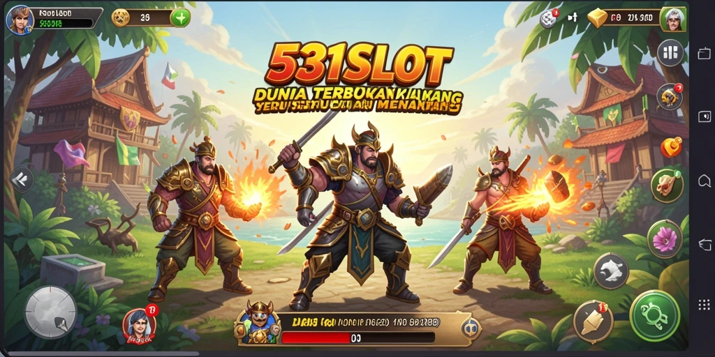Screenshot gameplay Open World 531SLOT menunjukkan keindahan dunia yang dapat dijelajahi.