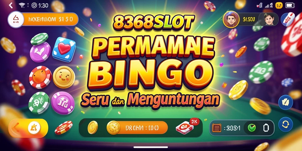 Tampilan gameplay Bingo yang seru dan interaktif di 8368SLOT.