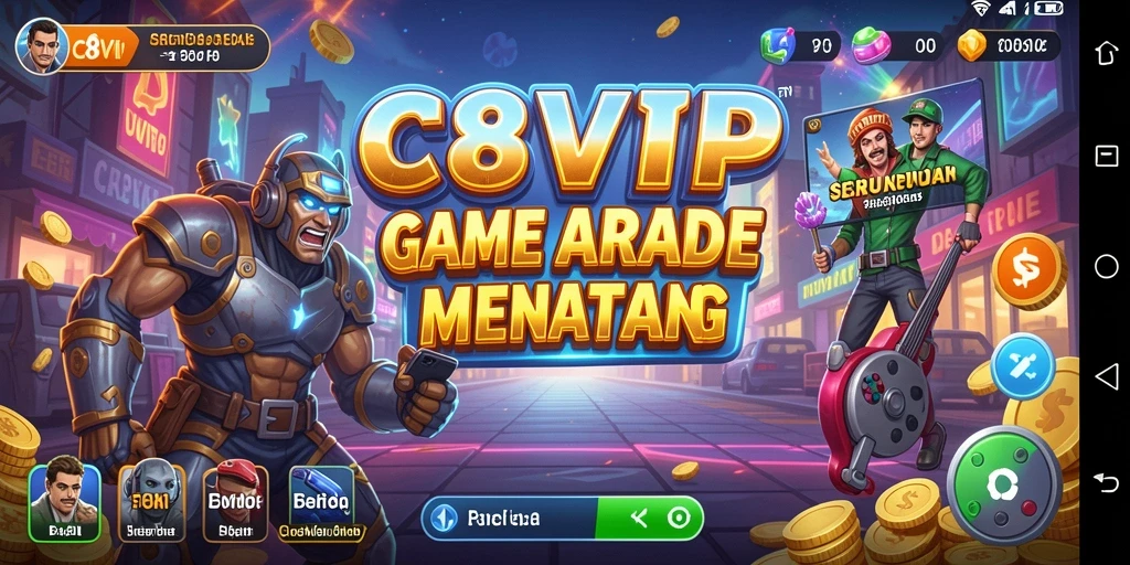 Tampilan gameplay C8VIP yang penuh aksi dan tantangan.