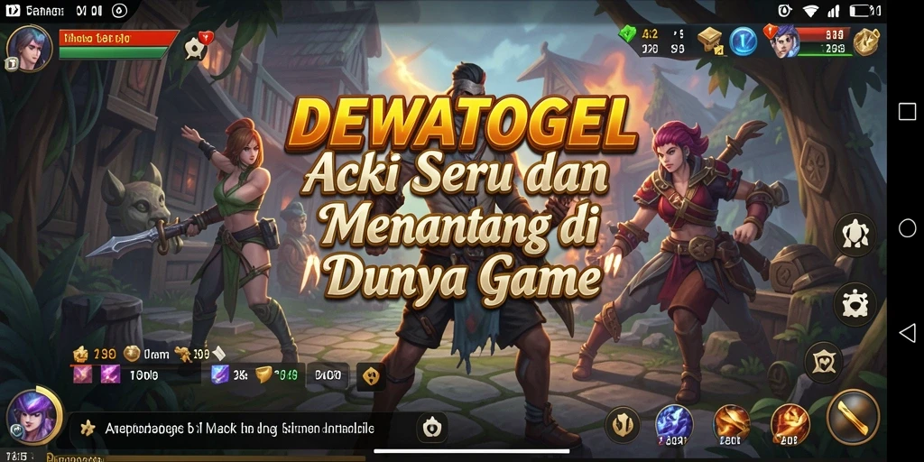 Screenshot gameplay DEWATOGEL yang menampilkan aksi seru.