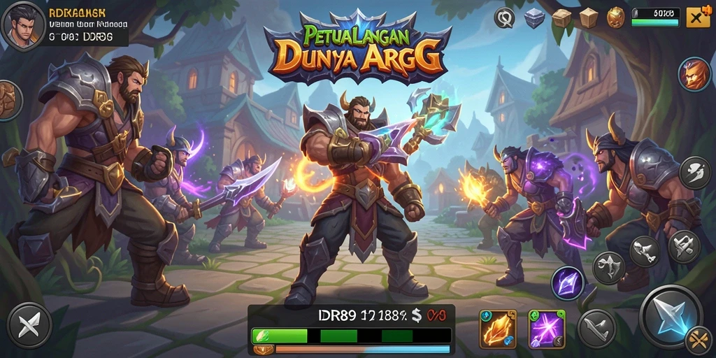 Tampilan gameplay ARPG yang seru dan penuh aksi.