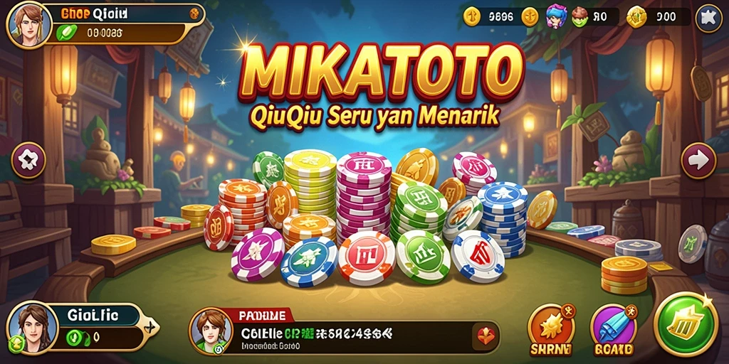 Tampilan gameplay QiuQiu yang menarik dan interaktif.