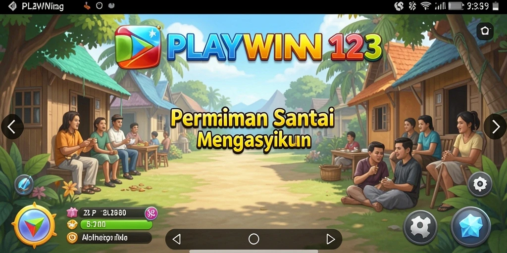 Screenshot utama memperlihatkan gameplay santai dan menyenangkan.