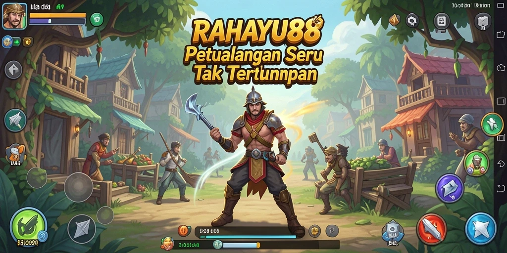 Gameplay petualangan RAHAYU88 yang penuh aksi dan tantangan.