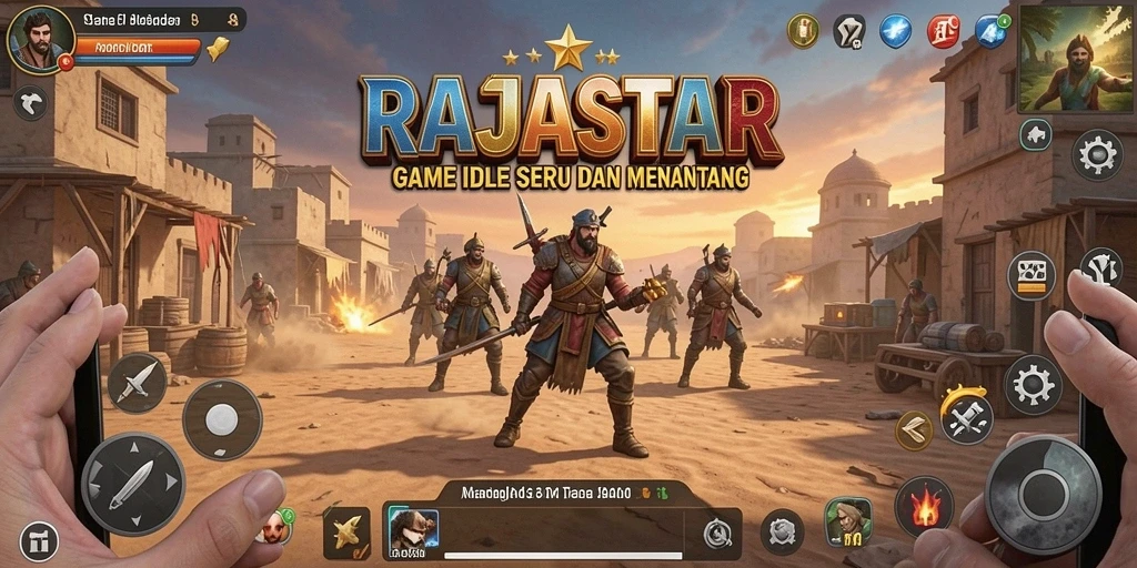 Tampilan gameplay RAJASTAR yang menarik dan dinamis.