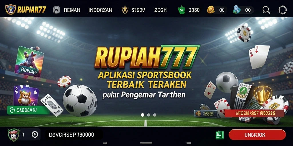 Screenshot utama RUPIAH777 menampilkan antarmuka taruhan yang menarik.