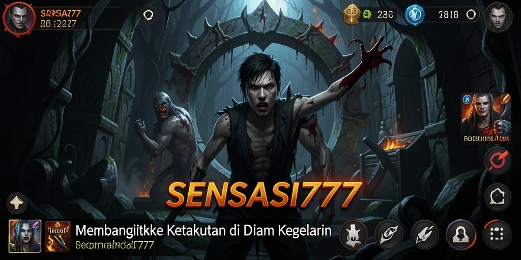 Gameplay SENSASI777 yang menyeramkan dan mencekam.