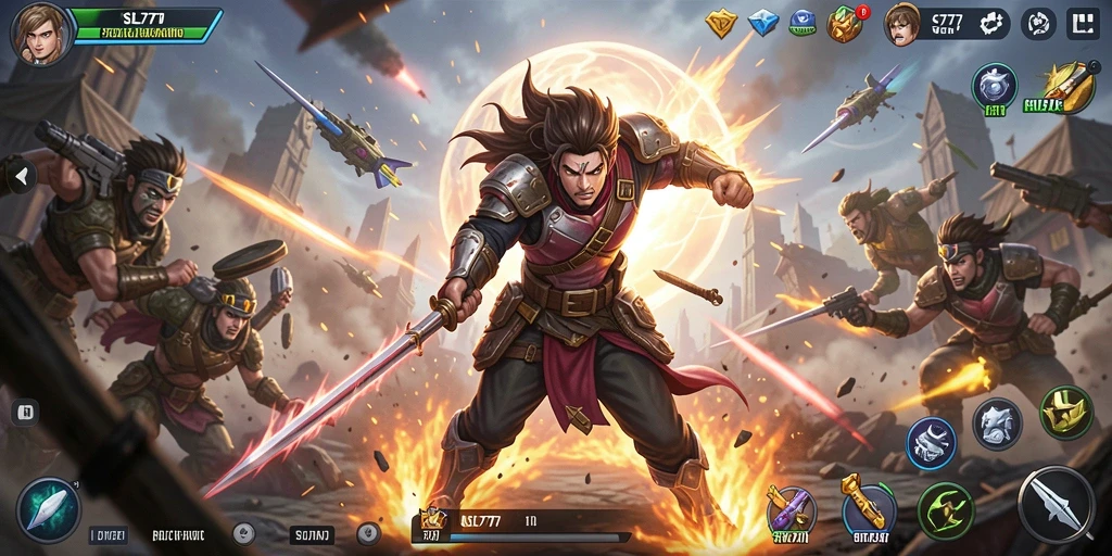 Tampilan seru dari gameplay SL777 yang penuh aksi dan tantangan.