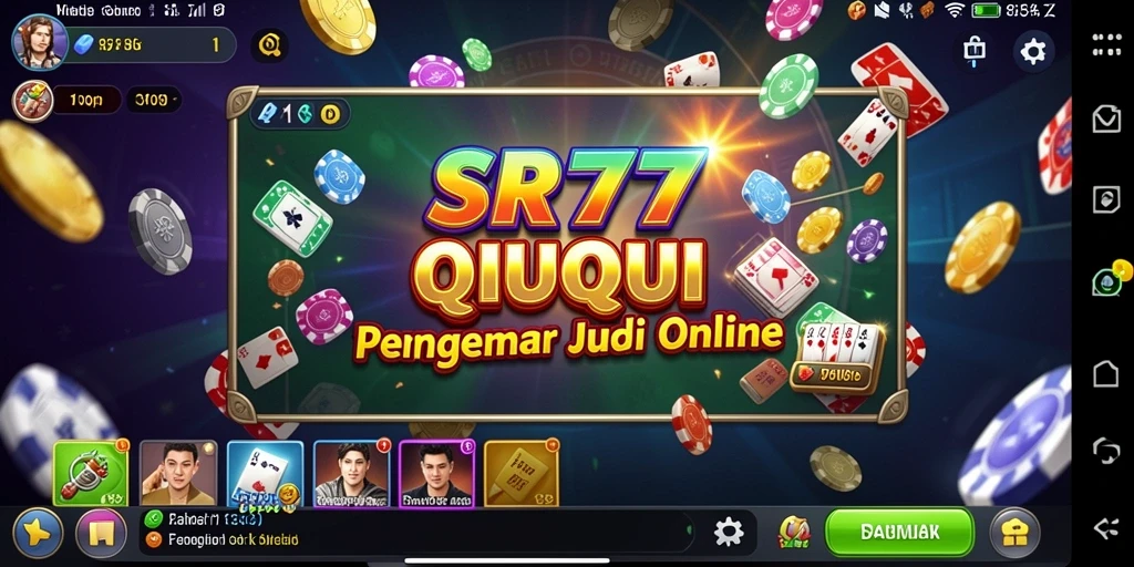Tampilan gameplay QiuQiu yang menarik dan interaktif.