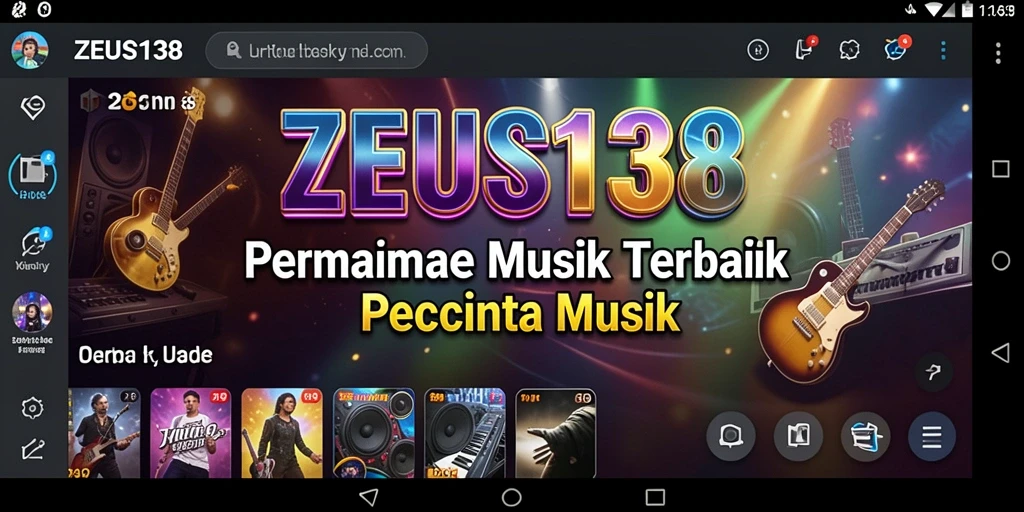 Tampilan gameplay ZEUS138 dengan alunan musik yang memukau.