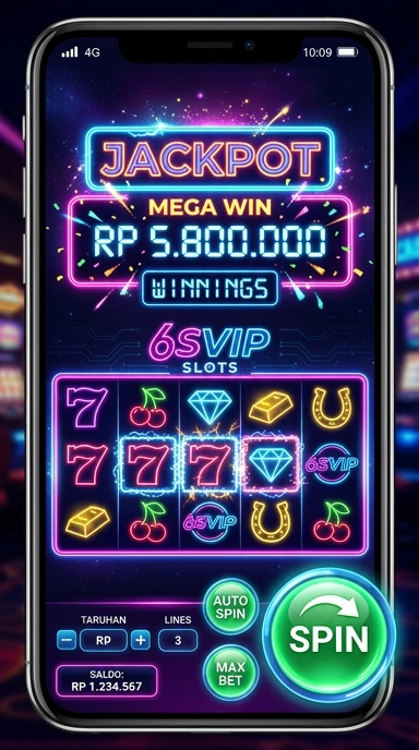 Tampilan antarmuka 6svip yang intuitif.